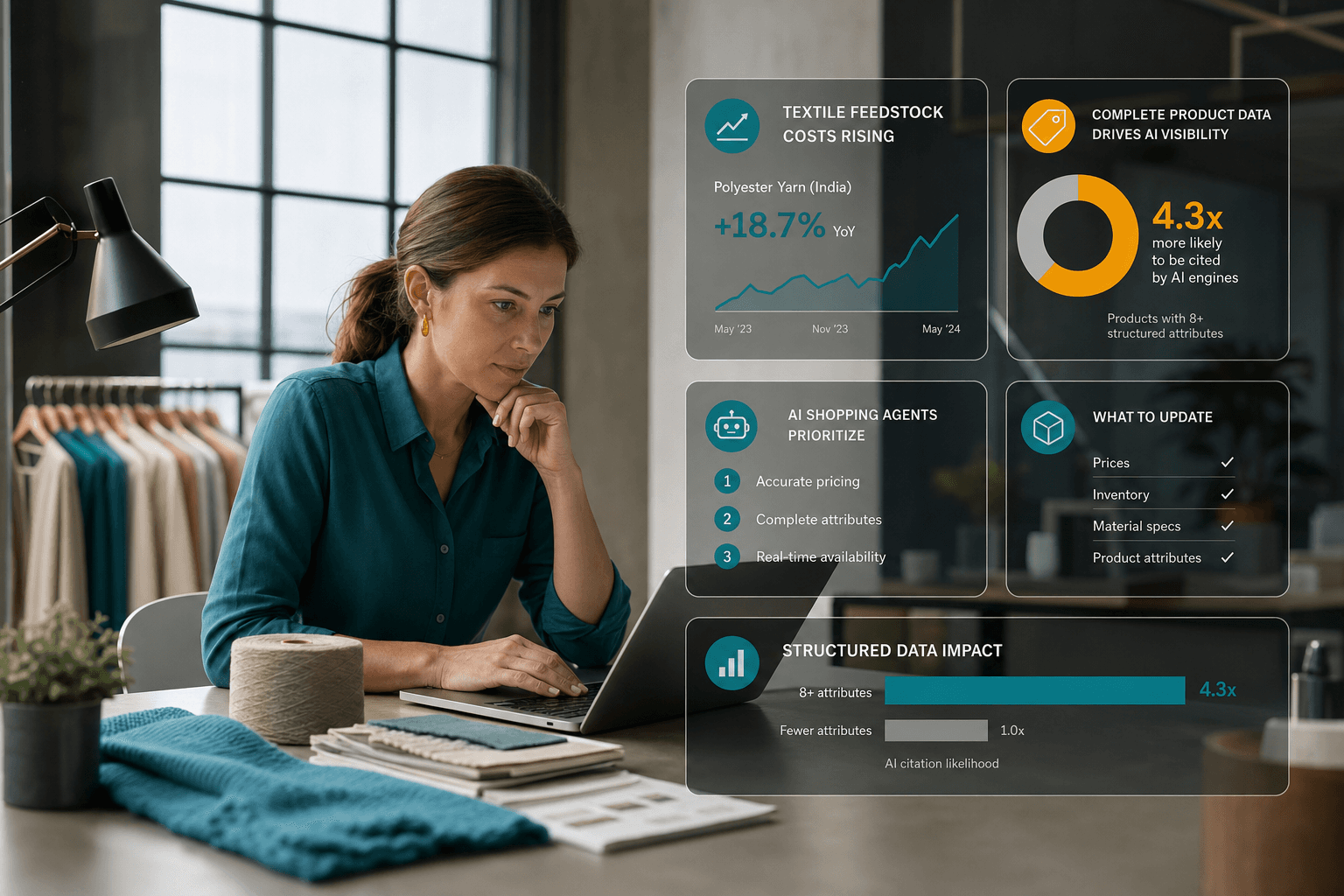 How Do Rising Textile Costs Affect Your Shopify Store's AI Visibility?